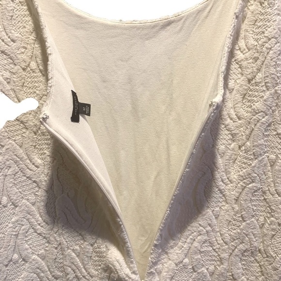 Ann Taylor Cream Lace Midi Dress - Picture 9 of 11